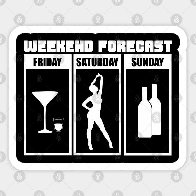 Weekend Forecast Party Drinking Wild Night Sticker by Anticorporati